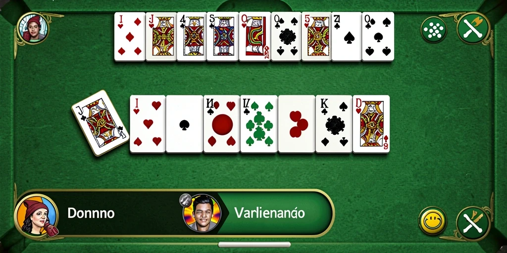 Screenshot gameplay 55RP menampilkan aksi seru permainan Domino.