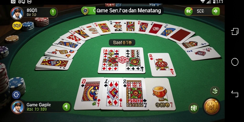 Tampilan gameplay Gaple yang menarik dan interaktif.