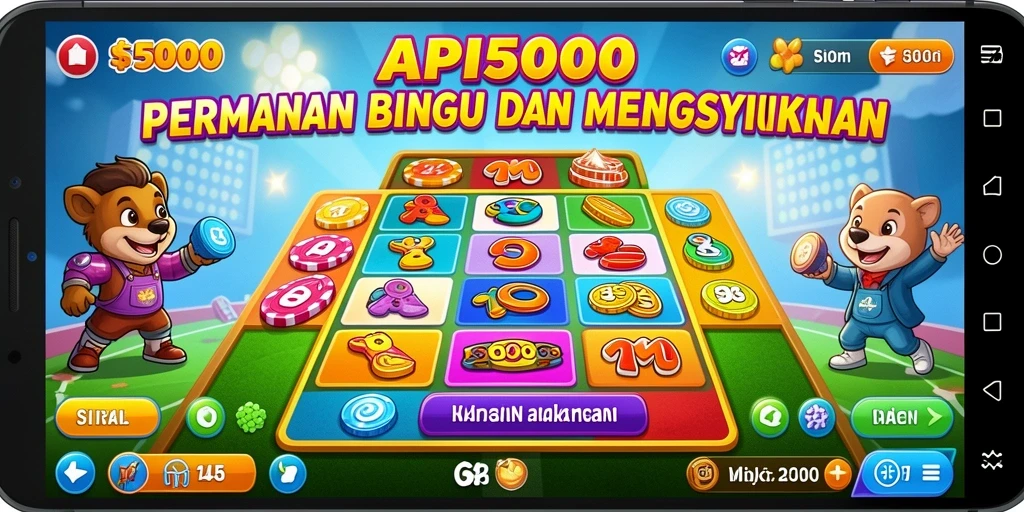 Screenshot gameplay seru API5000 yang menampilkan suasana Bingo.