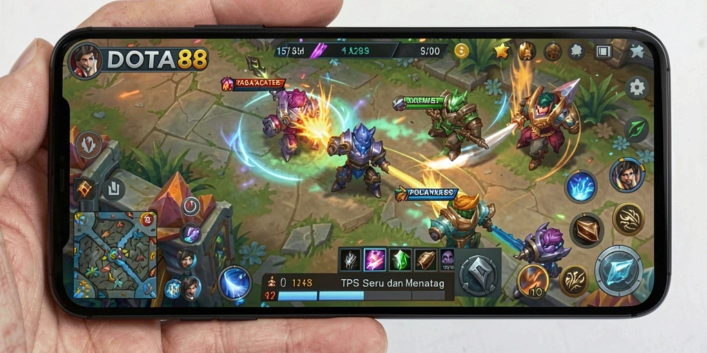 Tampilan gameplay seru dalam DOTA88 yang mengasyikkan.