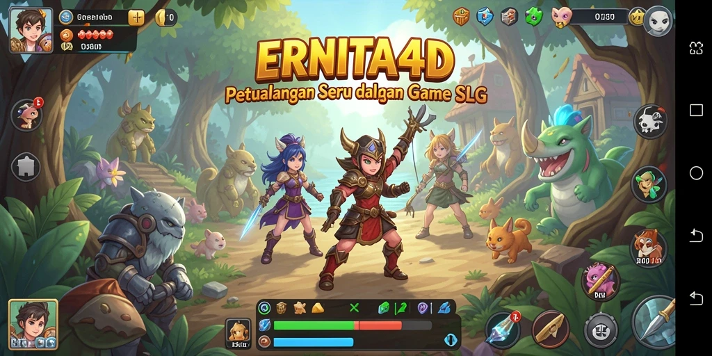 Tampilan gameplay menakjubkan dari ERNITA4D yang seru dan strategis.