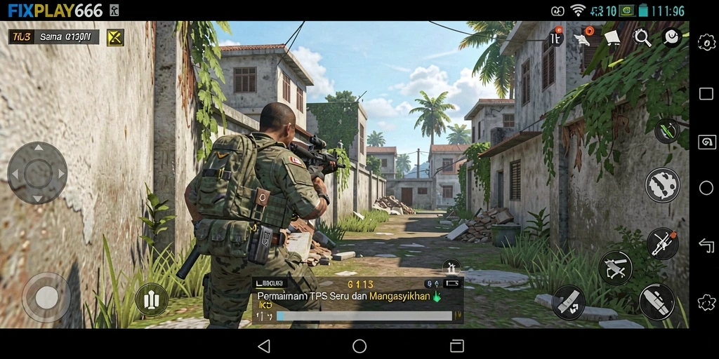 Tampilan gameplay FIXPLAY666 yang mendebarkan dan penuh aksi.