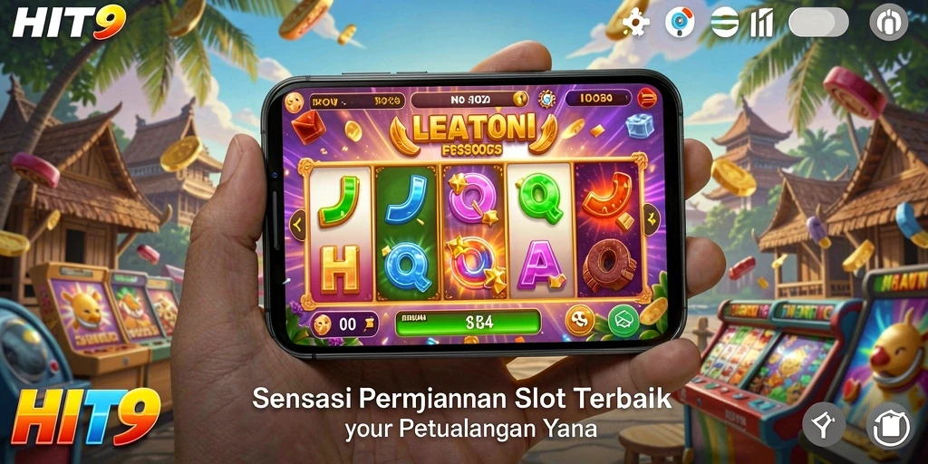 Tampilan menakjubkan dari gameplay slot HIT9 yang seru.