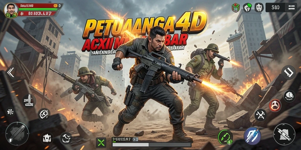 Tampak aksi mendebarkan dalam gameplay JUJUR4D.