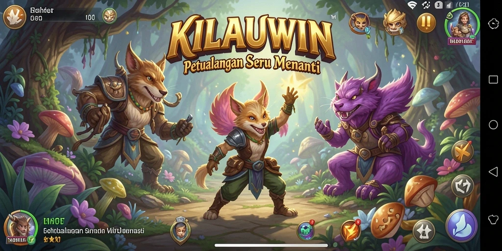 Screenshot gameplay KILAUWIN yang menampilkan aksi seru dalam petualangan.