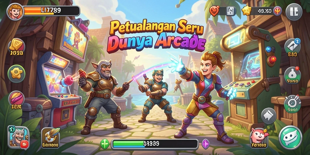 Tampilan aksi seru dalam gameplay LI789 yang penuh tantangan.