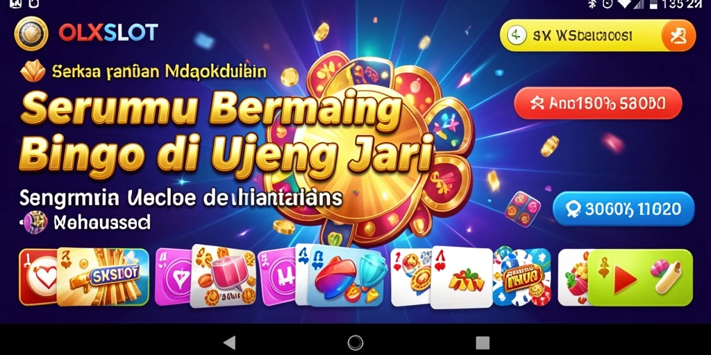 Tampilan gameplay OLXSLOT yang menarik saat bermain Bingo dengan pemain lain.