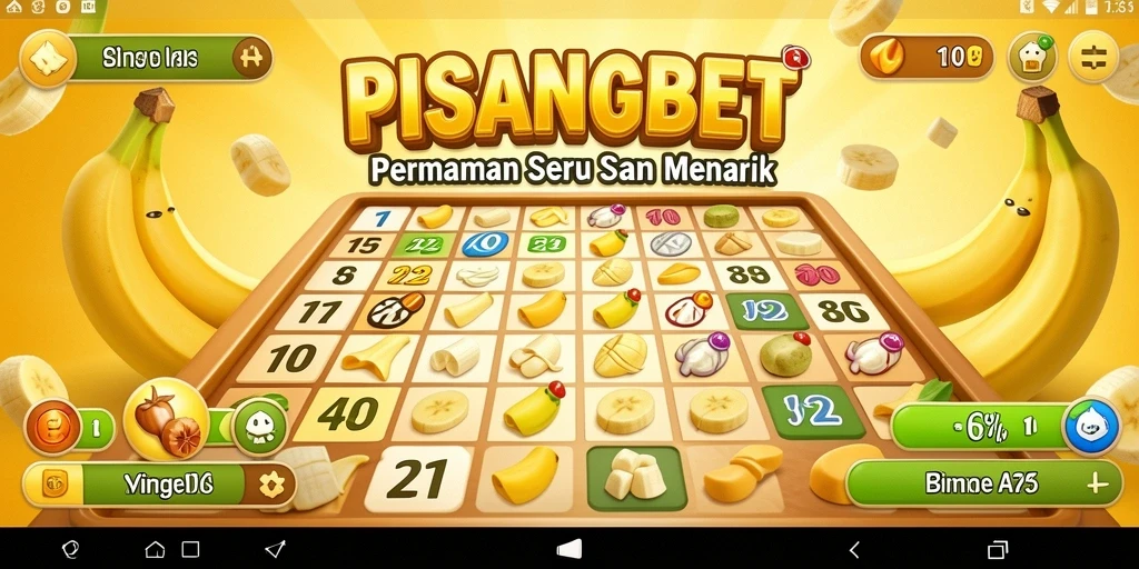 Screenshot PISANGBET menampilkan momen seru permainan Bingo.