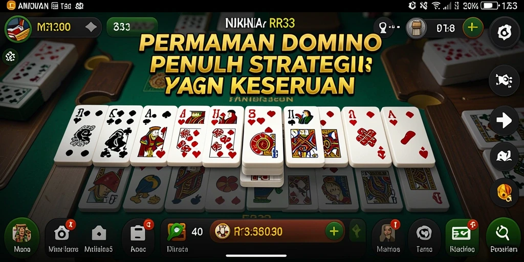 Tampilan gameplay dominasi RR33 yang seru dan menantang.