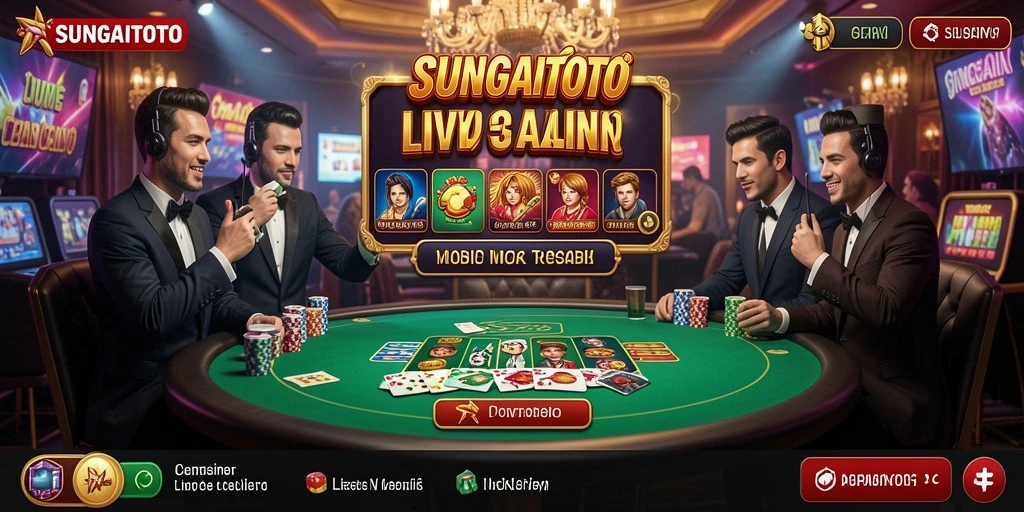 Tampilan gameplay SUNGAITOTO yang mendebarkan dan interaktif.